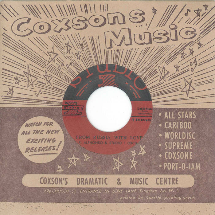 ジャマイカ7” Roland Alphonso , The City Sli Four Corner none Coxsone Records /00050 ReggaeCollector.com - Roland Alphonso - Four Corner (Coxsone