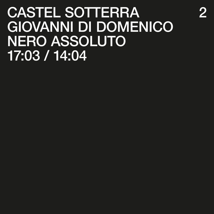 伊LP Matteo Bordin , Giovanni Di Do Bordin / Di Domenico / Marogna CAS004 Castel Sotterra 未開封 /00260 Music | Castel Sotterra