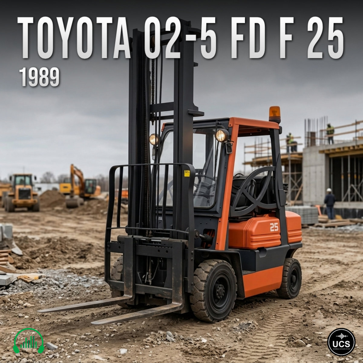 Toyota 02 5 Fd F 25 1989 Forklift