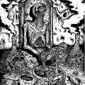 HORRENDOUS MESS OF MOLTEN FLESH (3-way split w/ HACKSAW and DISEASE) cover