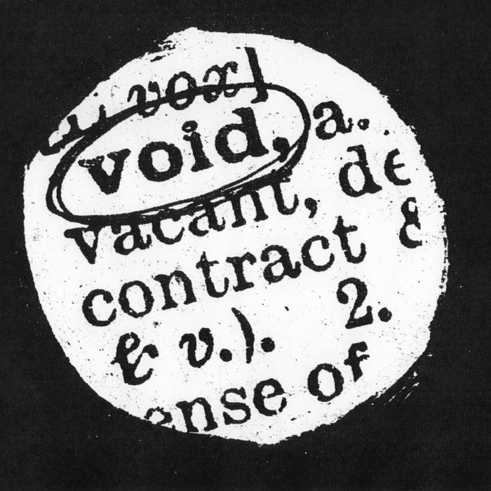 Raw Material b/w Post-Atomic 7" | VOID | Inflammable Material