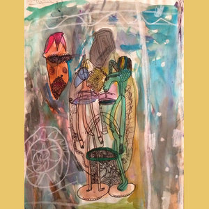 Delightful Flower (split with dog)big neck police cover
