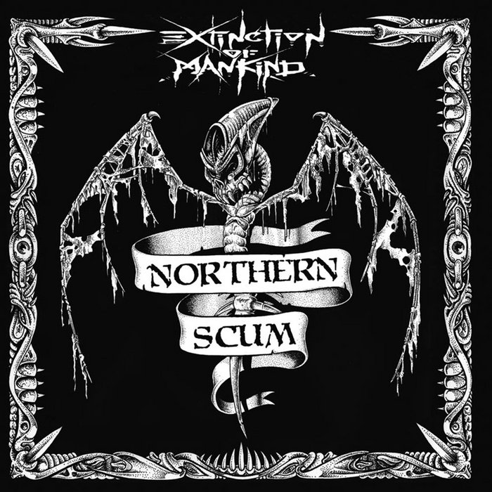 EXTINCTION OF MANKIND - "Northern Scum" LP, by PROFANE EXISTENCE