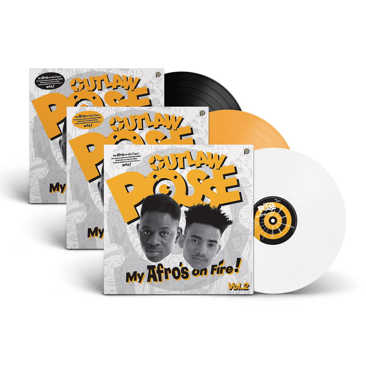 Outlaw Posse My Afros On Fire Vol.2 Vinyl Colours | The Nyrra