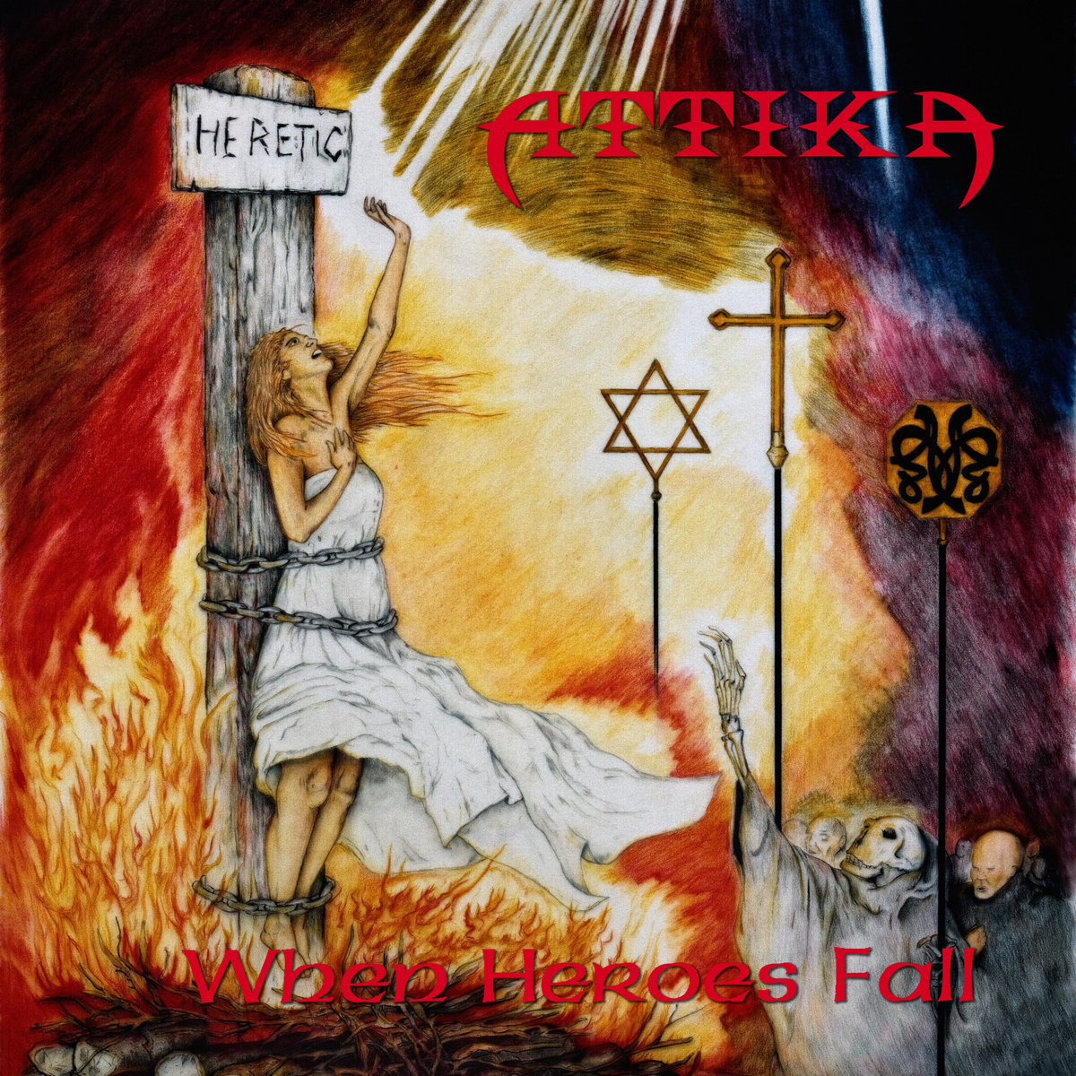 激レア帯付 Attika 日本盤CD / When Heroes Fall When Heroes Fall | ATTIKA