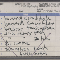 Harvard Concert 11/02 cover art