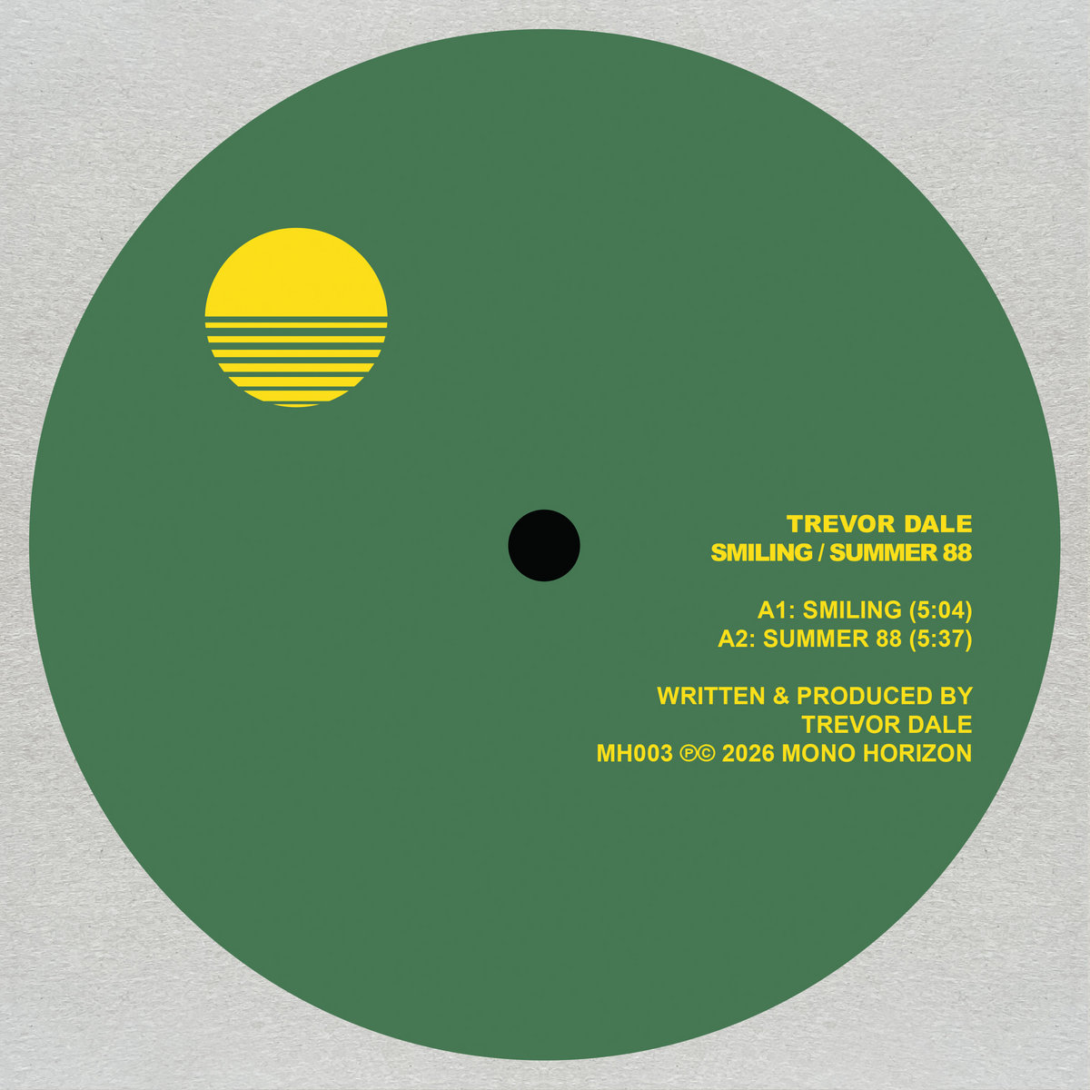 Trevor Dale - Summer / Smiling 88 | Trevor Dale | Mono Horizon