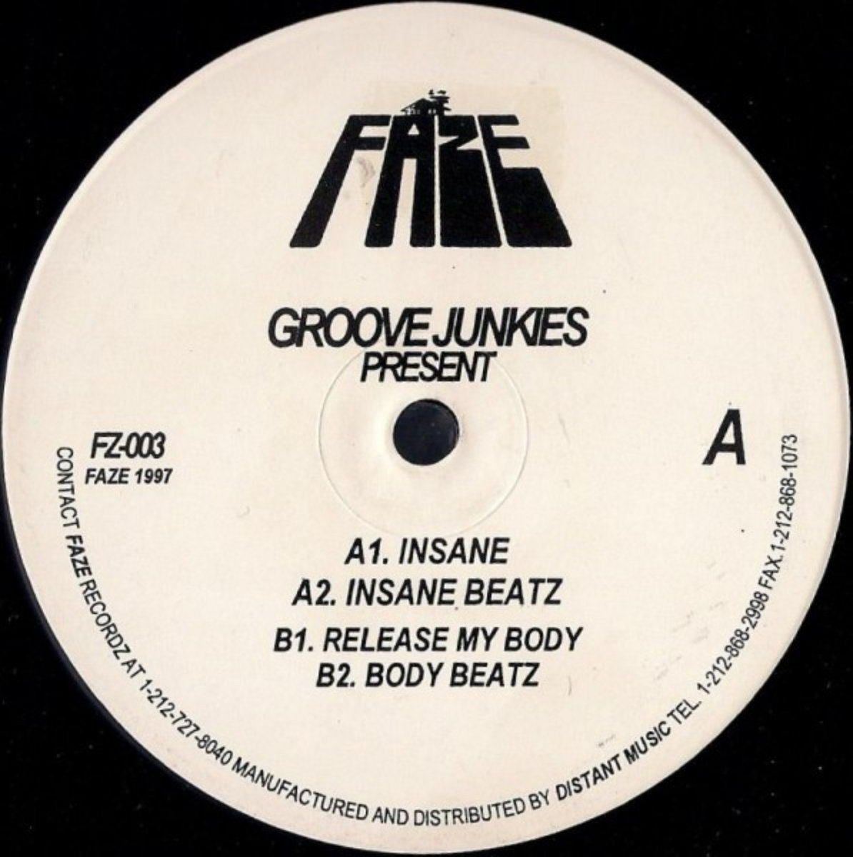 Groove Junkies Present-Insane/Release My body | Dj Romain