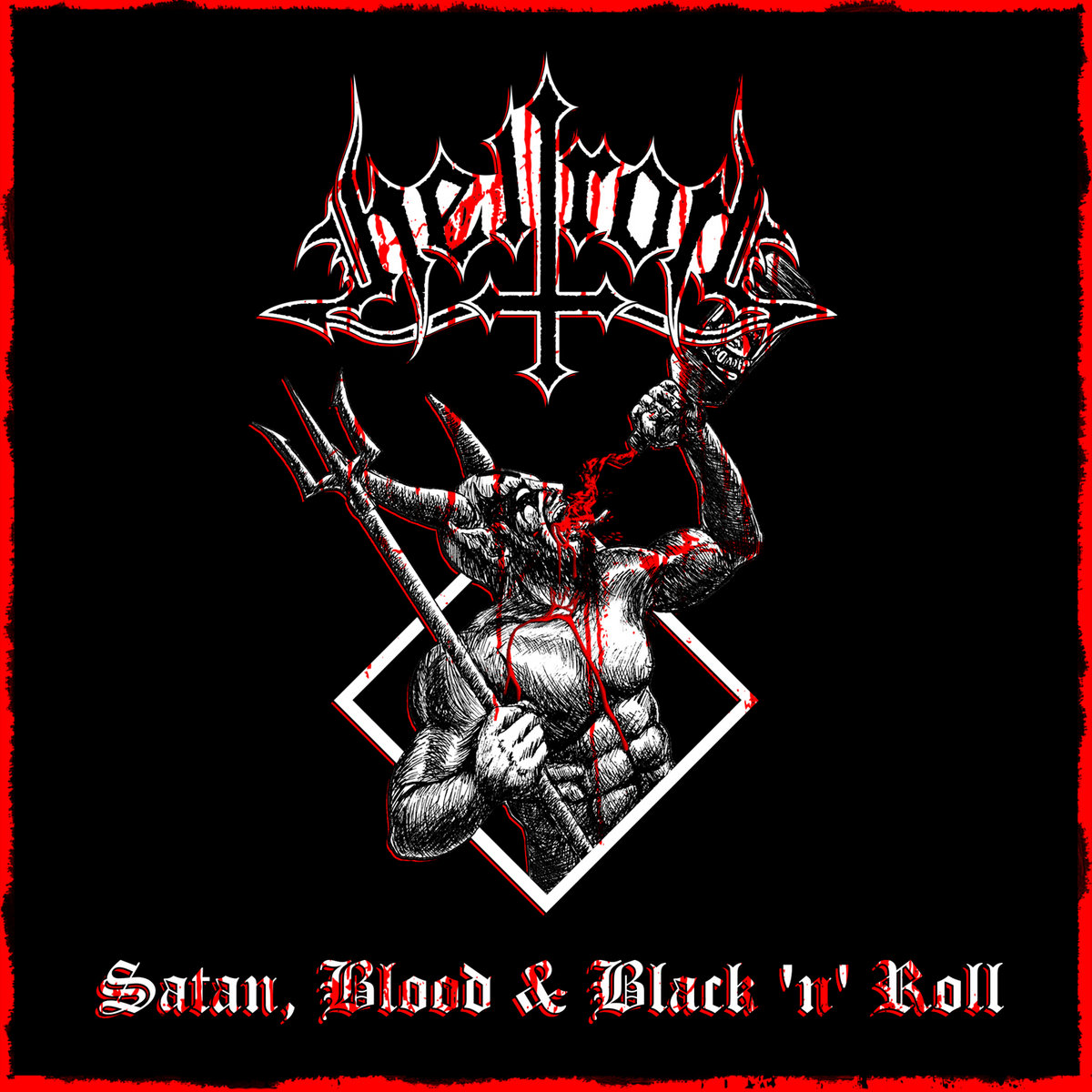 Satan, Blood & Black n' Roll | Hellrot | Metal Force records.