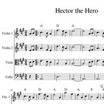 Hector the Hero - harmony strings sheet music