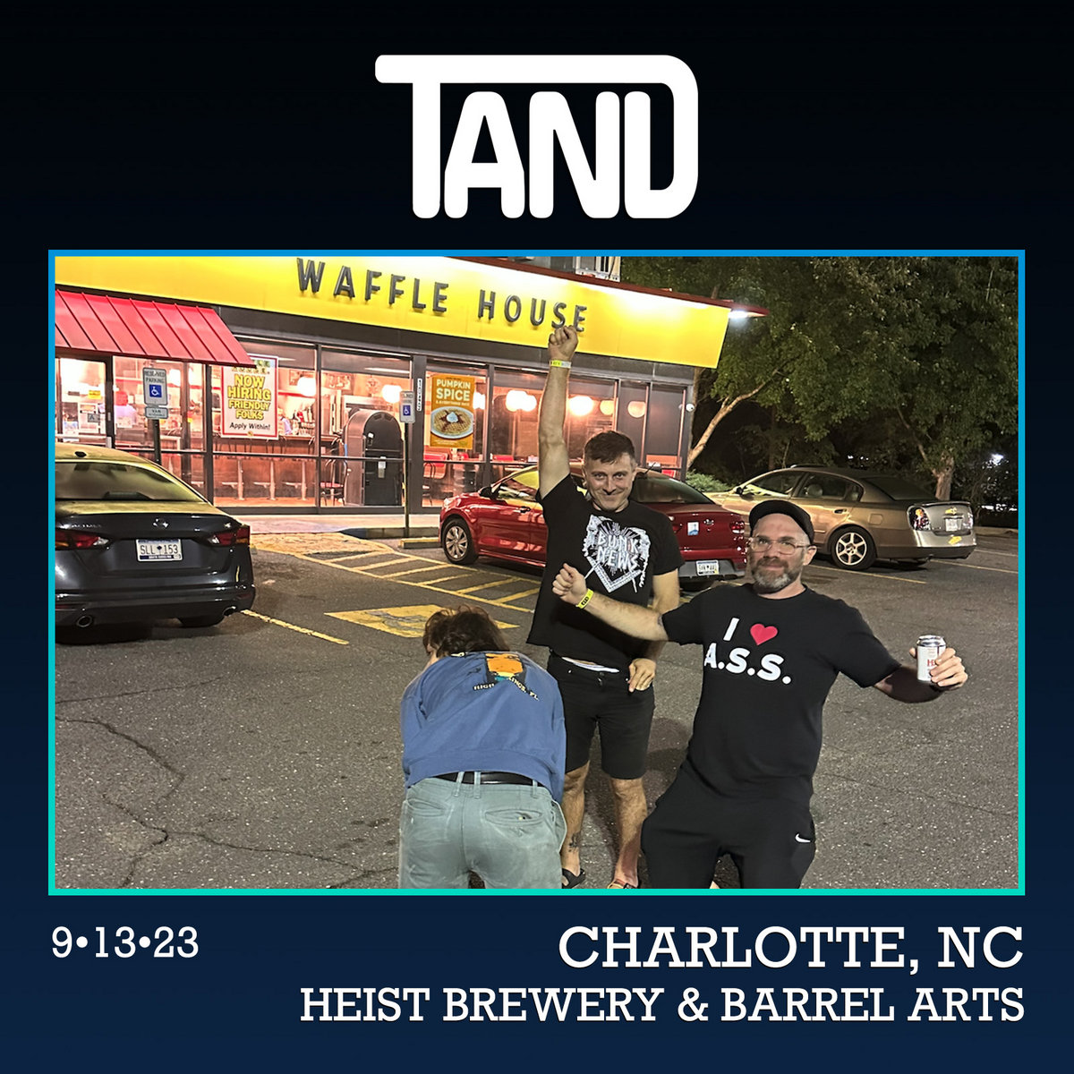 2023/09/13 Heist Brewery & Barrel Arts, Charlotte, NC Tand