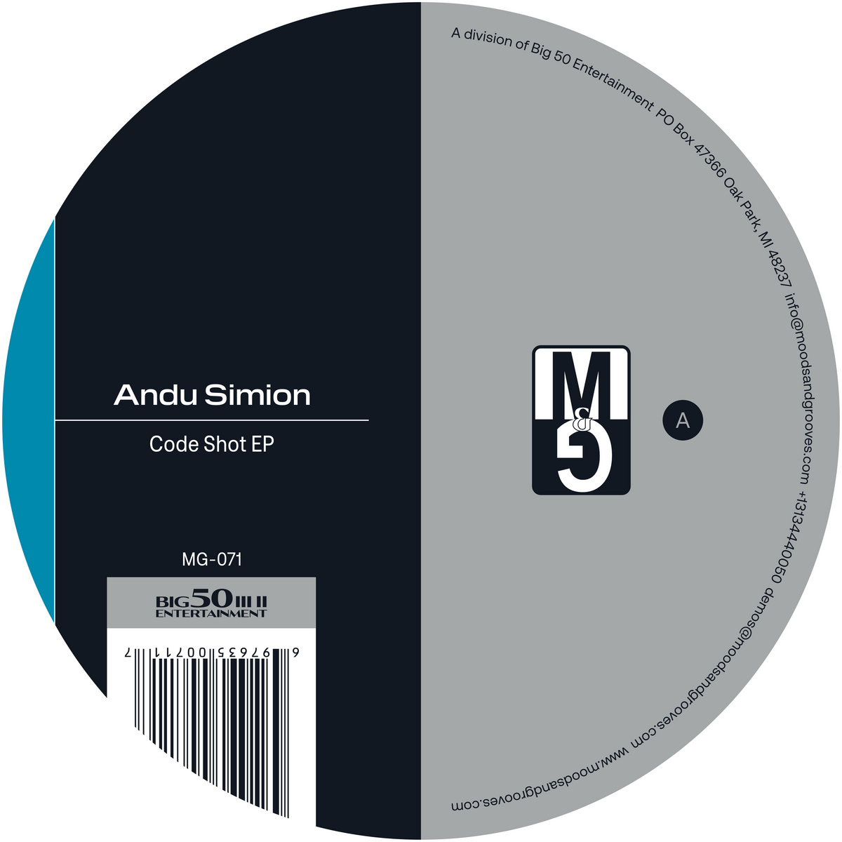Code Shot EP | Andu Simion | Moods And Grooves Records