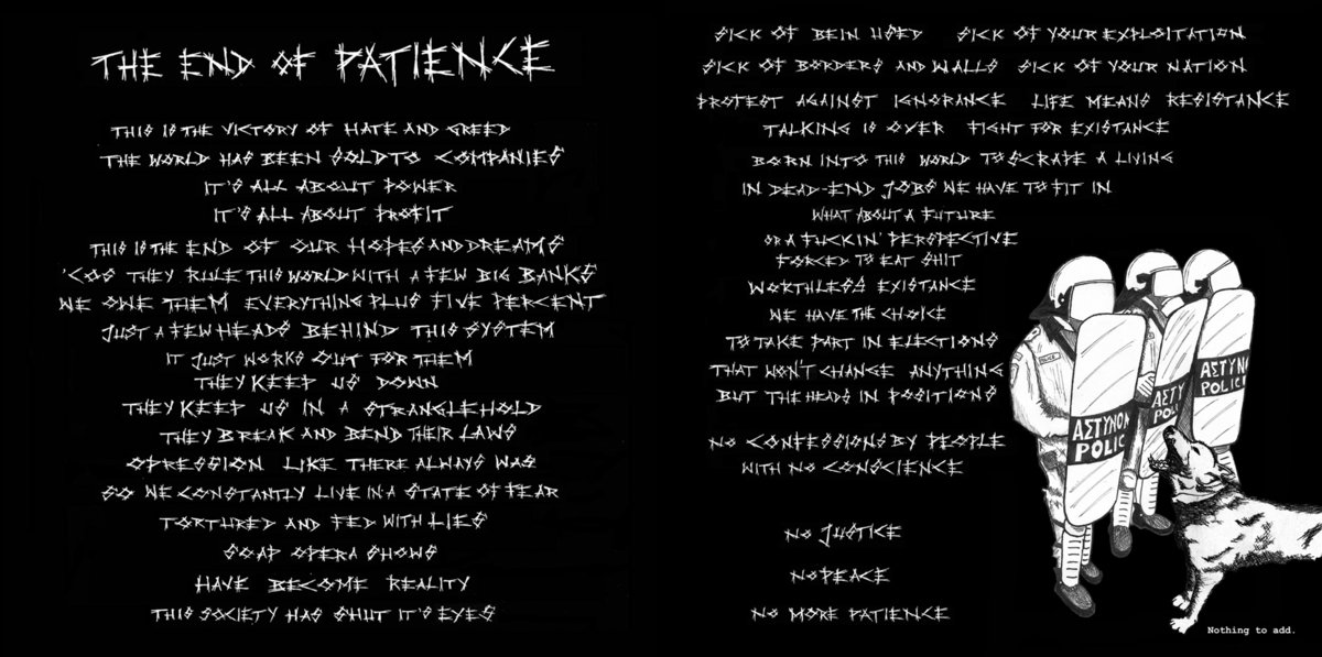 Born to Struggle - End Of Patience, Exilent