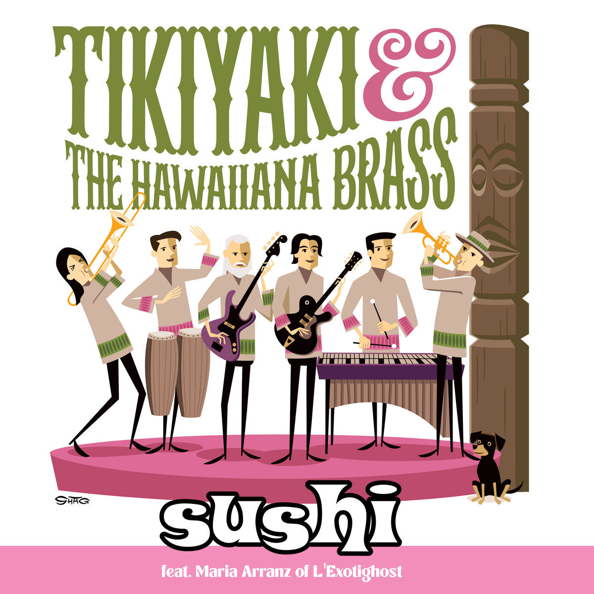 Tikiyaki & The Hawaiiana Brass : Weekend in Waikiki | The Tikiyaki