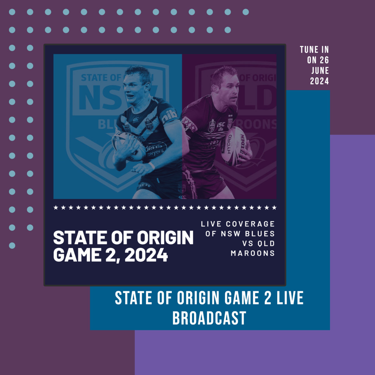 [NSWQLD] 2024 State of Origin Game 2 LIVE STreams ON TV Channel 26
