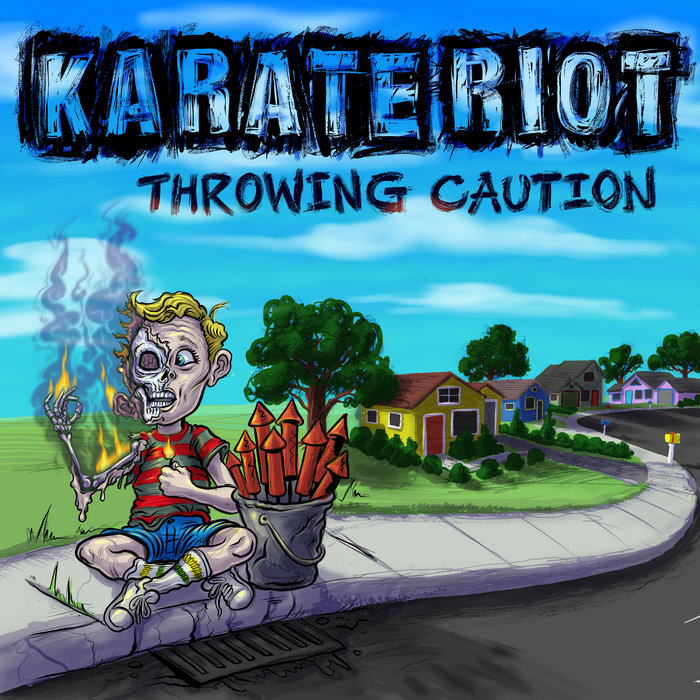 Throwing Caution Karate Riot Simpul Records