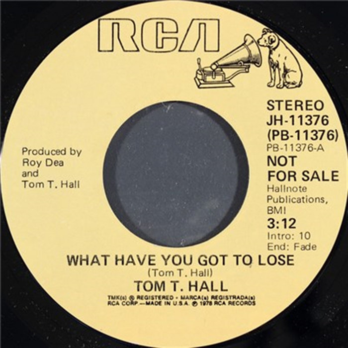 what-have-you-got-to-lose-tom-t-hall