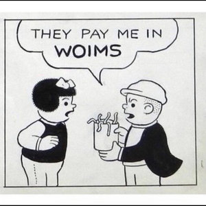 THEY PAY ME IN WOIMS (beat tape) cover