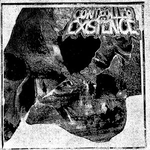 Controlled Existence/Shitbrains split EP cover