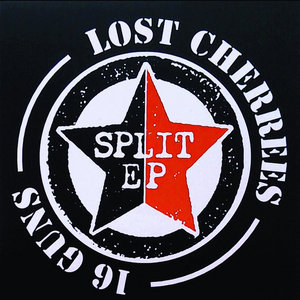 Lost Cherrees - 16 Guns - split E.P. cover