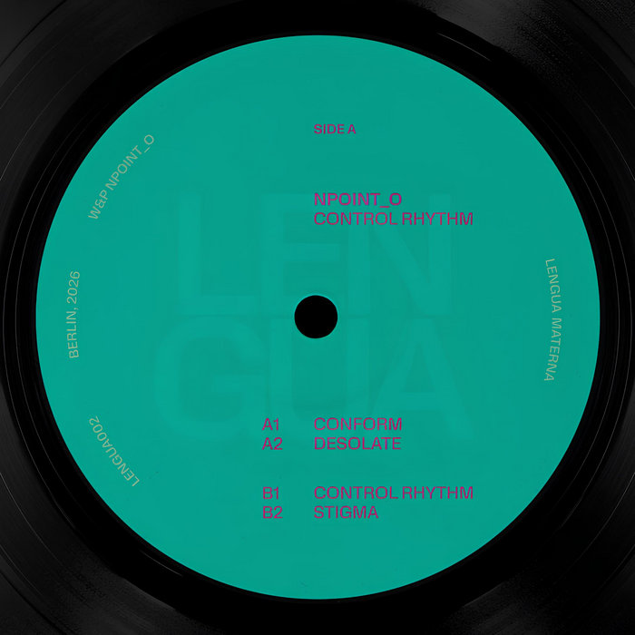 Pochette de Control Rhythm par Npoint_O