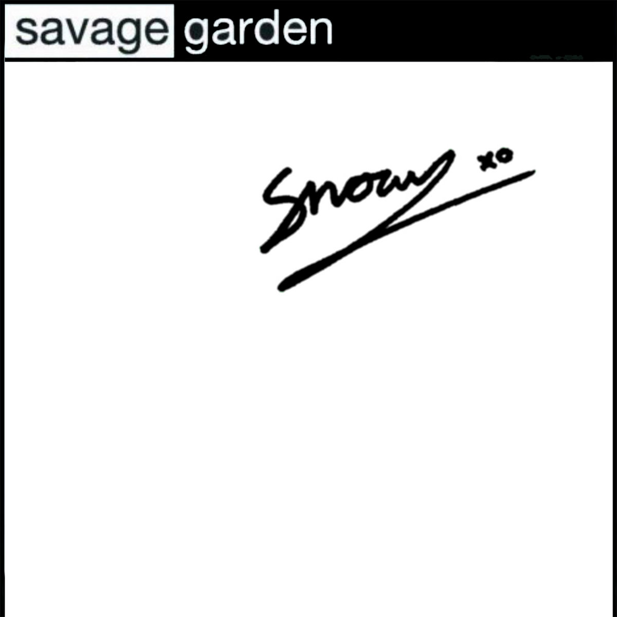 Savage Garden Ibo Snowy Savage Garden Ibo Snowy