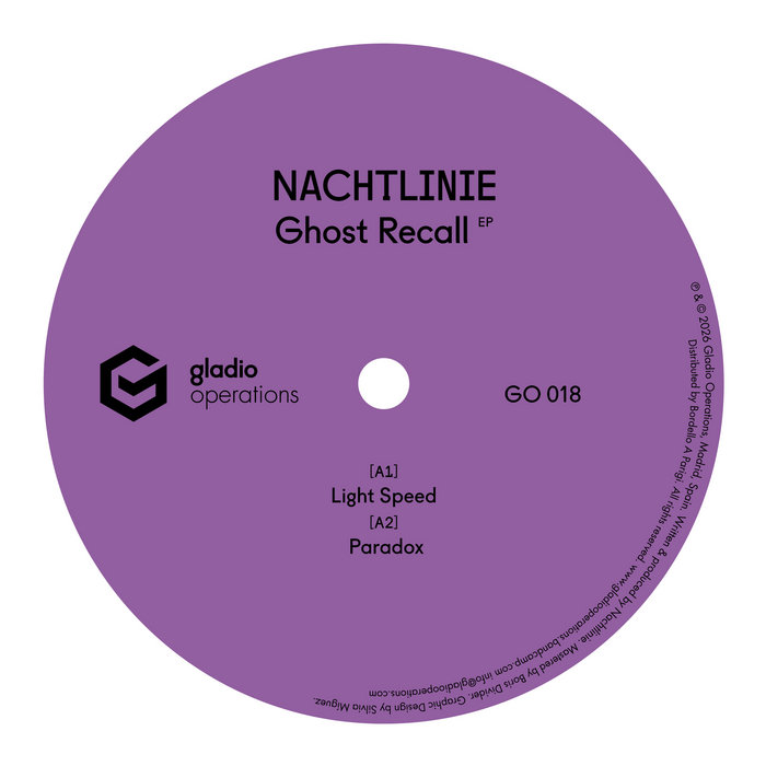 Pochette de Ghost Recall Ep par Nachtlinie