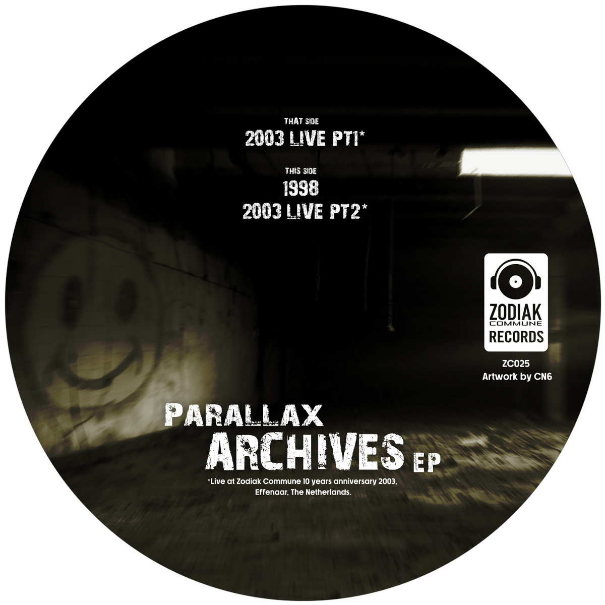 ZC025 - Archives EP | Parallax | Zodiak Commune Records
