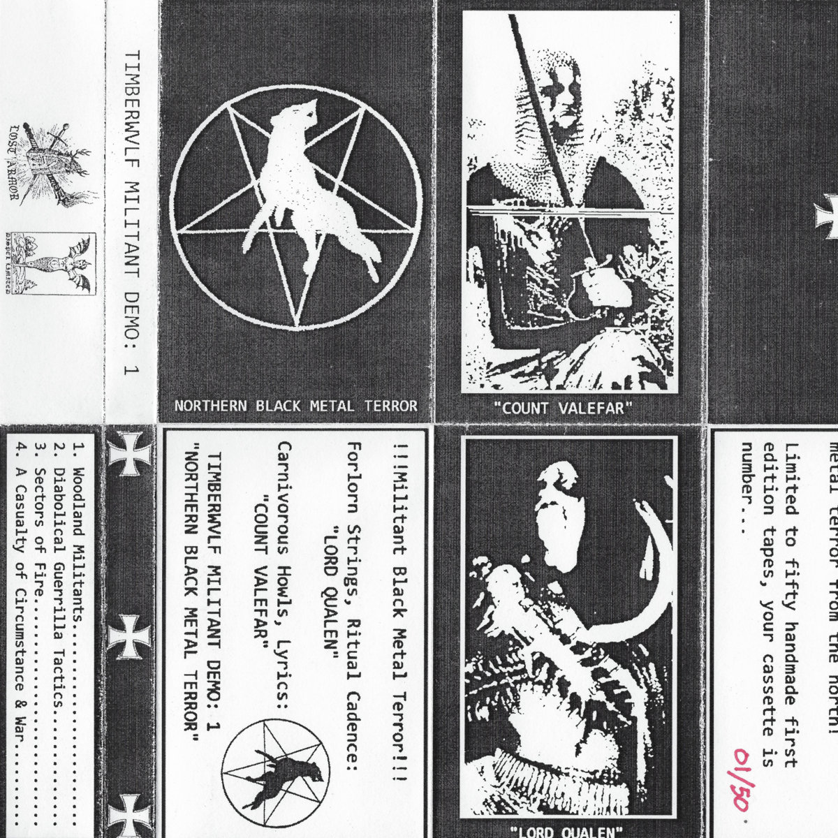 Northern Black Metal Terror | Timberwolf Militant | Coniferous Myst