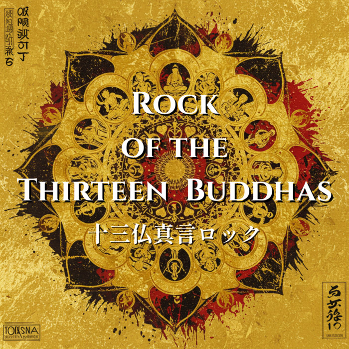 Rock of the Thirteen Buddhas 十三仏真言ロック | Arakuva