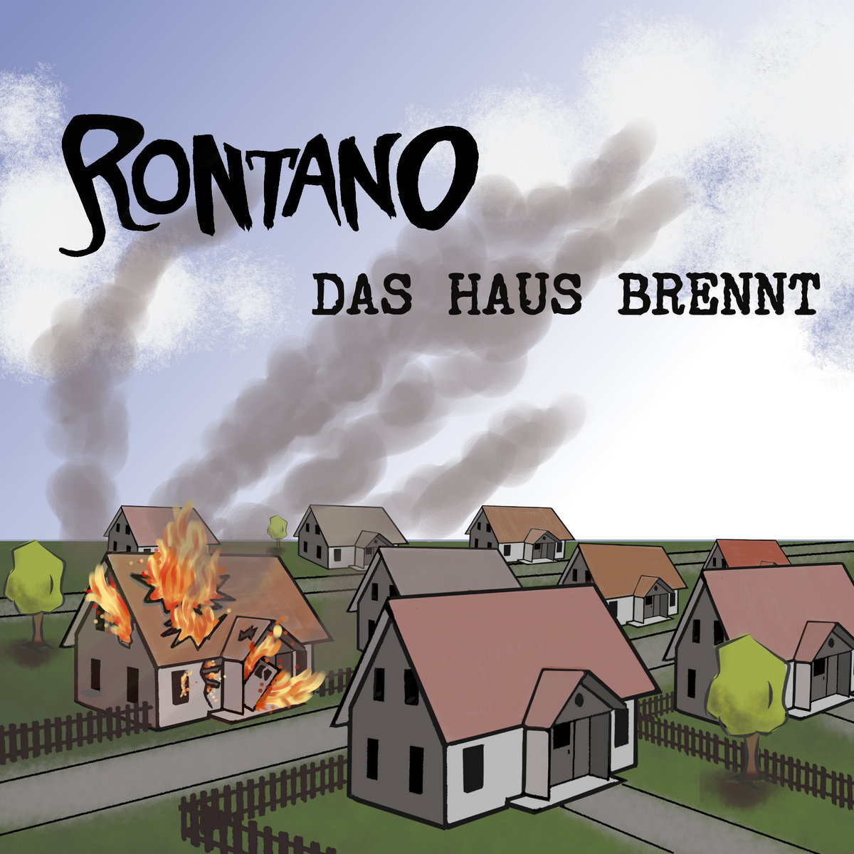Das Haus brennt | Rontano, image size:1200x1200