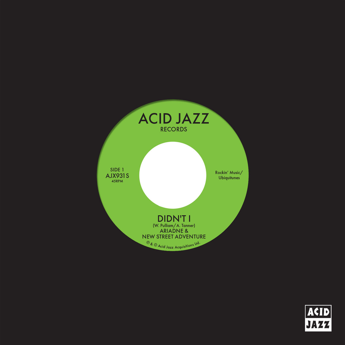 Didn't I | Ariadne | New Street Adventure | Acid Jazz Records
