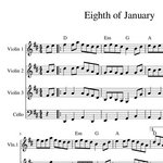 Eighth of January - harmony folk sheet music