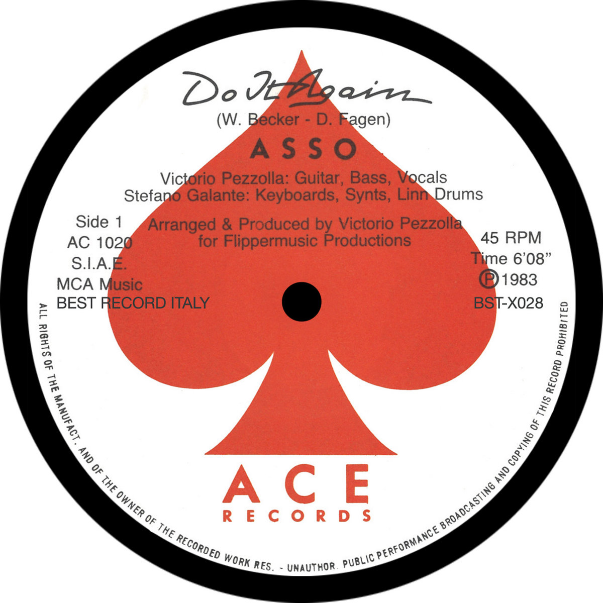Do It Again / Don't Stop [BST-X028] | ASSO | Best Record