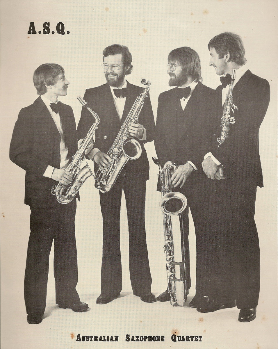 australian saxophone quartet 1979/81 Australian Saxophone Quartet