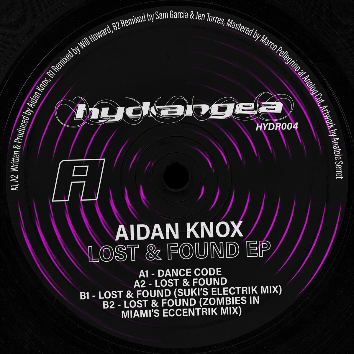 Lost & Found EP | Aidan Knox | Hydrangea Records