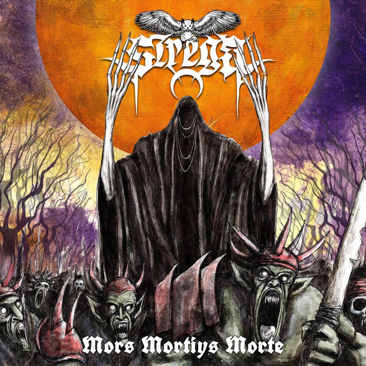 版画 SSUR 3-D A MONSTROUS DEMISE Mors Mortiys Morte | Strega | Masked Dead Records