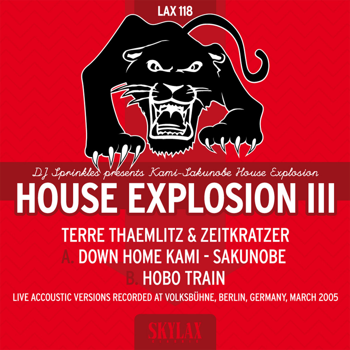 DJ Sprinkles presents Kami-Sakunobe House Explosion III (Terre