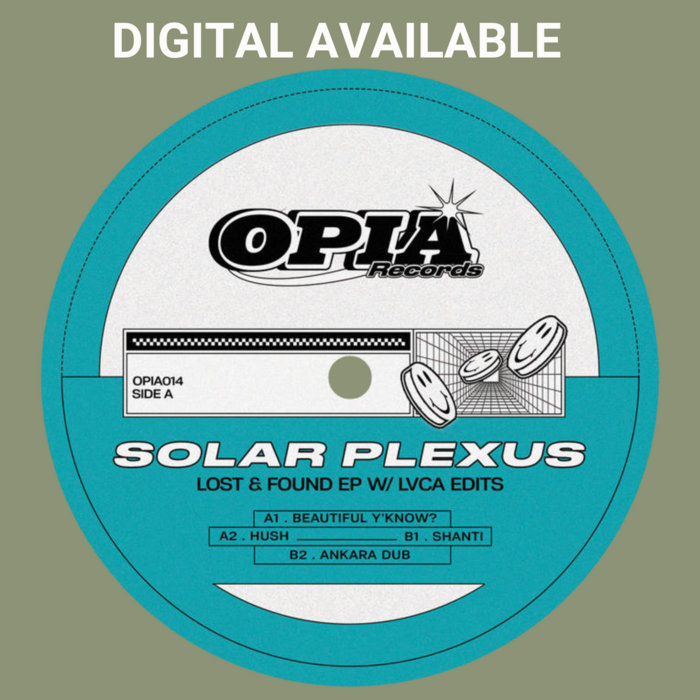 DIGITAL AVAILABLE] -- Solar Plexus - Lost & Found EP - OPIA014