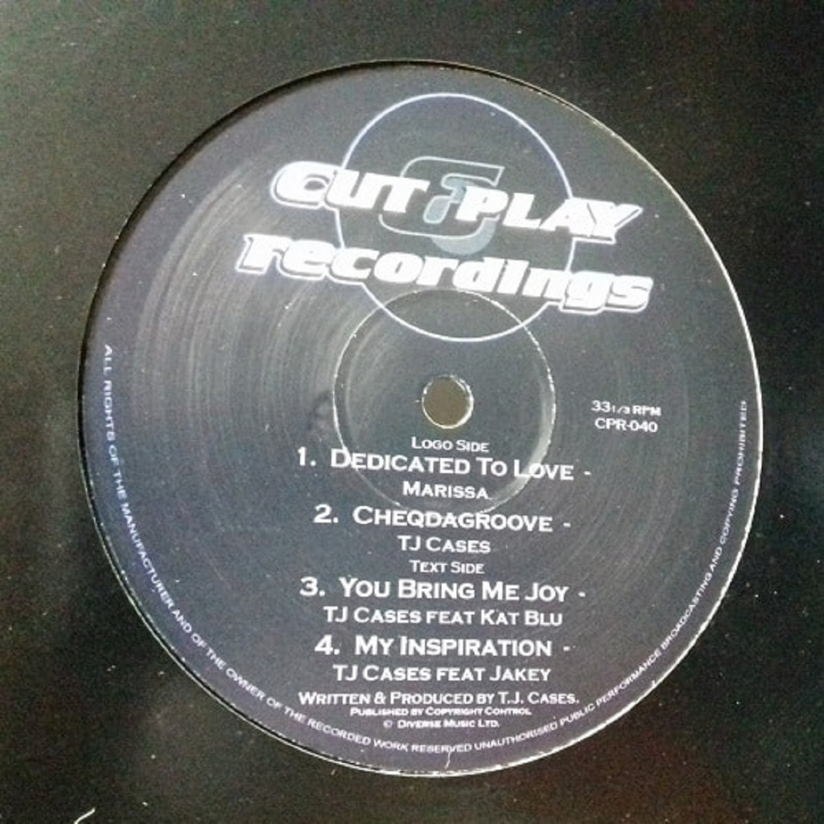 TJ Cases Classic EP – Incs Dedicated To Love / Bring Me Joy *VINYL