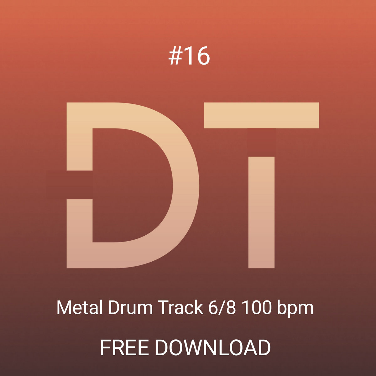 Metal Drum Track 6/8 100 bpm (FREE DOWNLOAD) | Drum Tracks