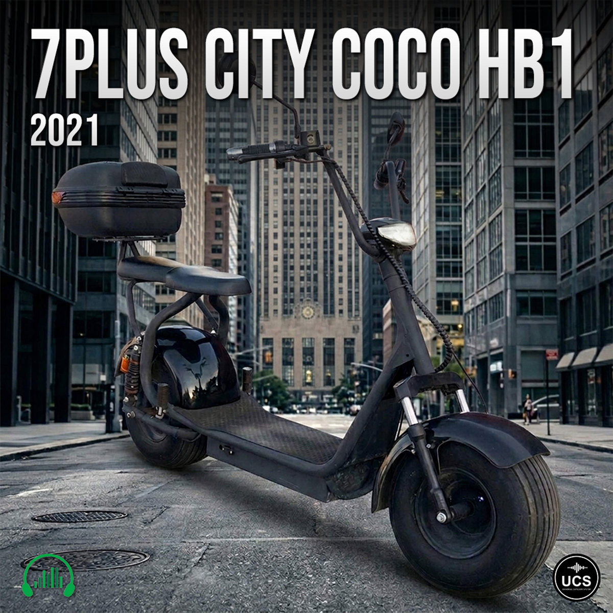 7plus City Coco Hb1 2021 Electric Scooter Motorcycle