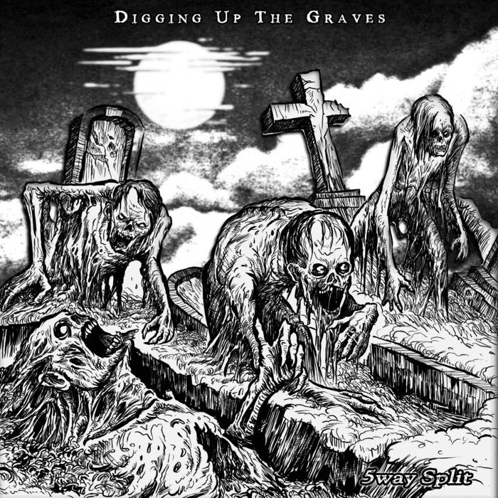 Digging Up The Graves - 5way Split (Death Metal) | V/A | GUTS AND