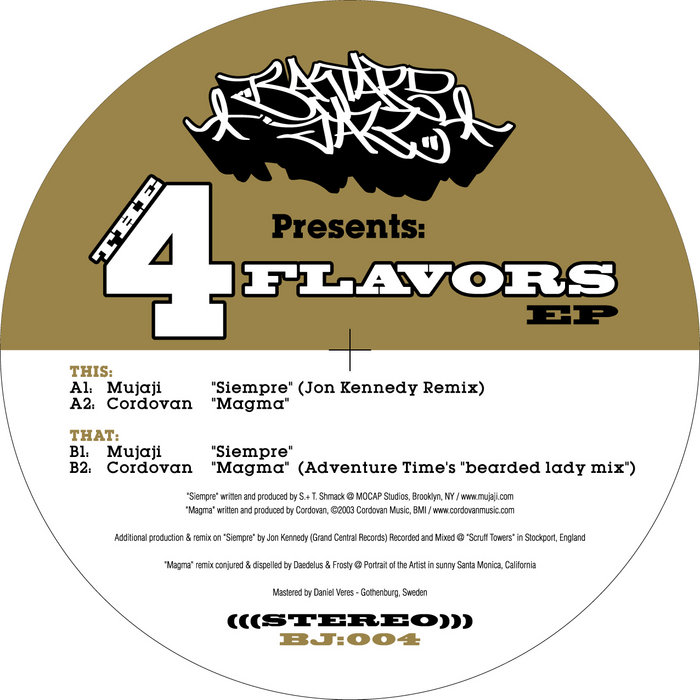 The 4Flavors EP | Mujaji / Cordovan | Bastard Jazz Recordings