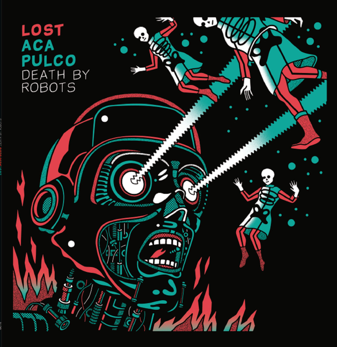 🤖🤖 - Death By Robots (LP, 2025) | Lost Acapulco | Green Cookie