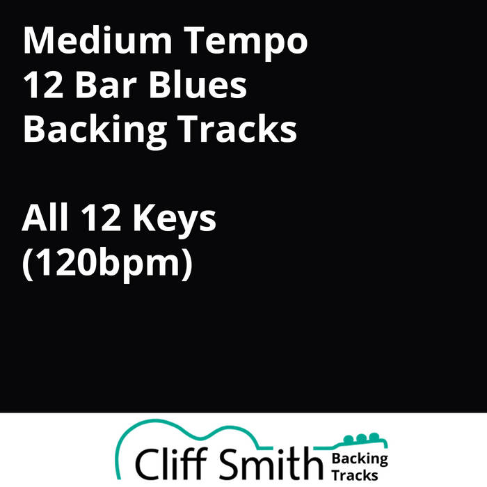 radar Above head and shoulder noodles Medium 12 Bar Blues Backing Tracks - All 12 Keys (120bpm) | Cliff Smith  Guitar Lessons