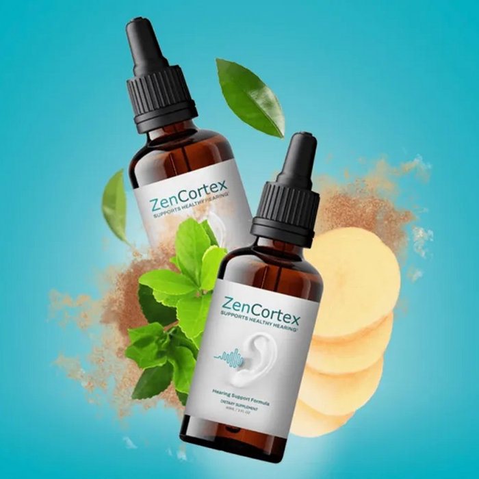 Zen Cortex Oral Drops (3-Pack, 6 Oz Total) - Support For Tinnitus & Ringing Ears