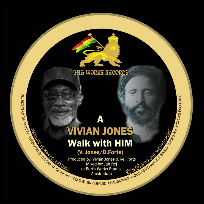 VIVIAN JONES JAH WORKS レコード WALK WITH HIM | VIVIAN JONES | Jah Works Outernational