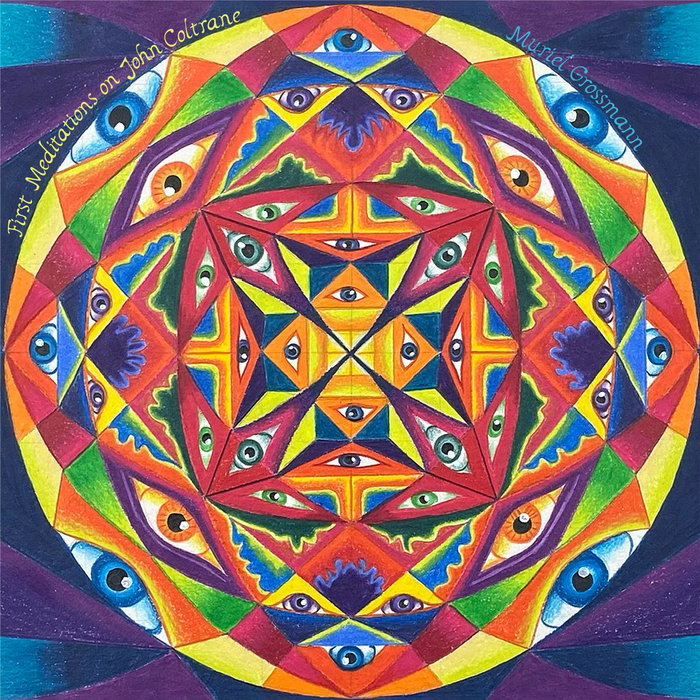 Pochette de First Meditations on John Coltrane par Muriel Grossmann