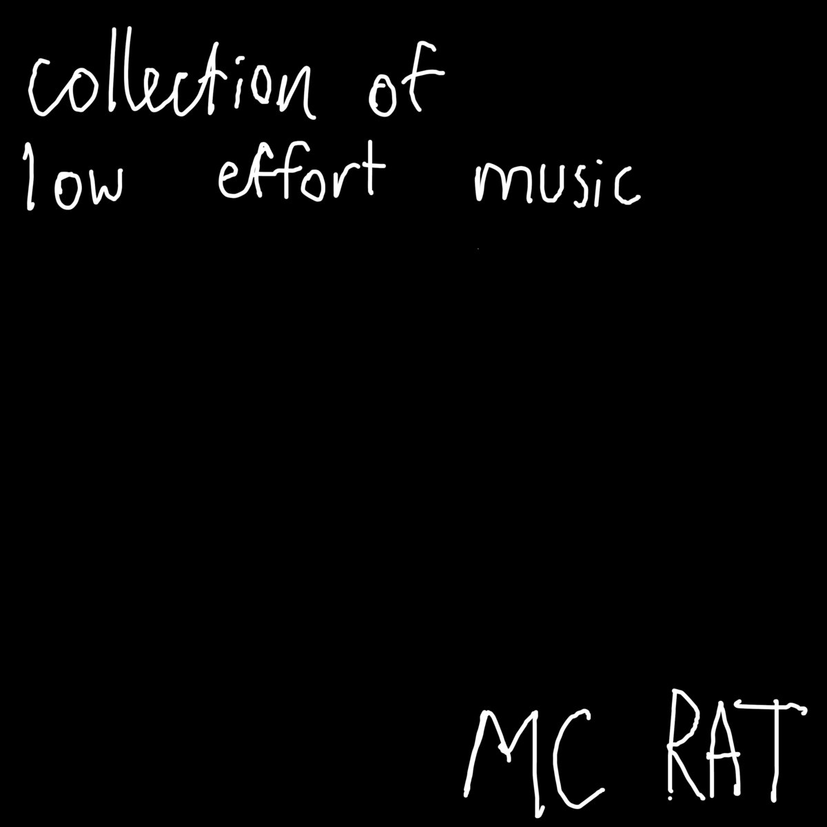 collection of low effort music (2024-2025) cover